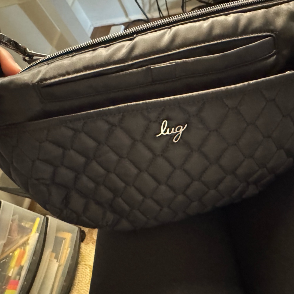 Lug Bolero Black Quilted Bag